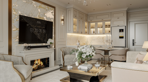 Soi kỹ nội thất cao cấp nhập khẩu châu Âu của căn hộ khoáng nóng Alumi